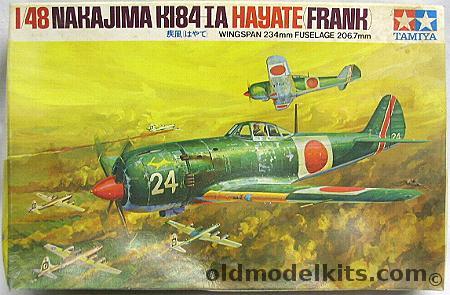 Tamiya 1/48 Nakajima Hayate Ki-84-IA (Frank), MA113-350 plastic model kit